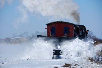 Nostalgia za parą - zima na kolejce średzkiej