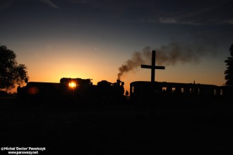 Ostatni kurs parowozu w Środzie Wlkp.